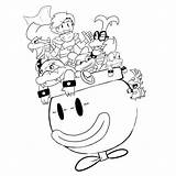 Lemmy Koopaling Coloring Page Pages sketch template