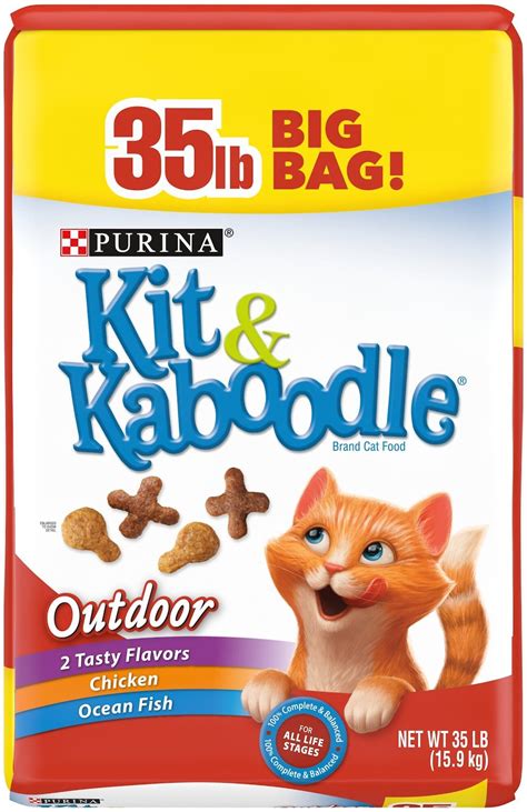 Kit & Kaboodle Outdoor Dry Cat Food, 35-lb bag - Chewy.com