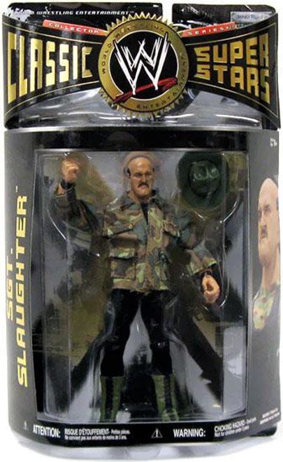 WWE Wrestling Classic Superstars Series 27 Sgt Slaughter Action Figure ...