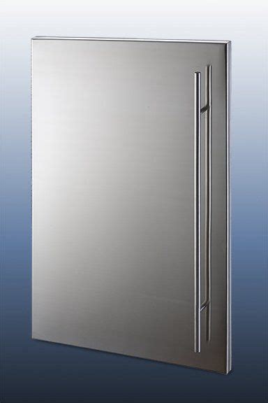 Stainless Steel Door with handle. | Stainless steel cabinets, Kitchen cabinet accessories ...