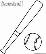Mlb Coloring Pages Baseball Bat sketch template