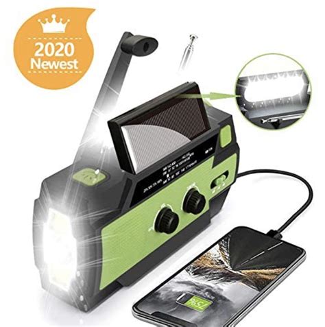 Solar Hand Crank Portable Radio | Bullseye on the Bargain