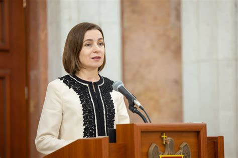 Maia Sandu susține protestatarii din Georgia