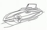 Speed Boat Coloring Pages Printable sketch template