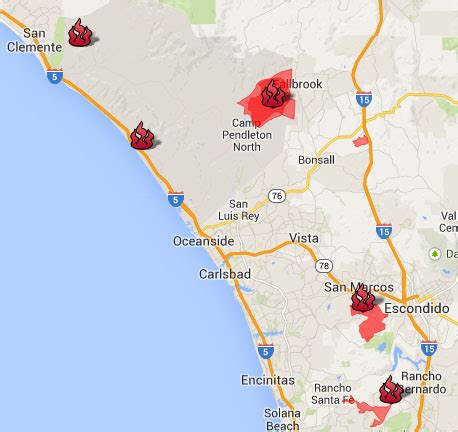 San Diego Fire Map - TastyLandscapeTastyLandscape