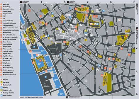 Liverpool tourist attractions map