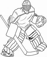 Free Printable Hockey Coloring Pages For Kids sketch template