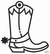 Cowboy Boot coloring Page  Free Printable Coloring Pages sketch template
