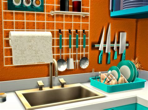 Altea Kitchen Clutter Part 2. Sims 4 Custom Content.