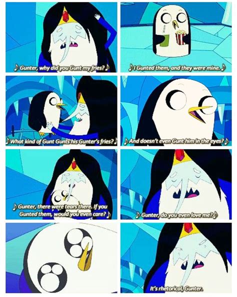 Hahaha Ice King and Gunter | Adventure time tattoo, Adventure time ...