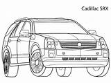 Cadillac coloring Pages  ColoringLib sketch template