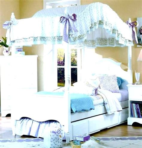 Precious twin canopy bed with storage Pictures, ideas twin canopy bed ...