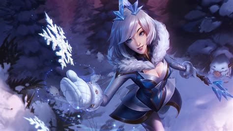 Fan Art Lux Poro In Snow Field With Snowflake HD Snowflake Wallpapers | HD Wallpapers | ID #50432