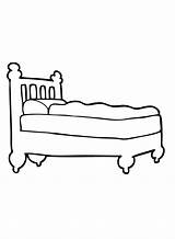 Print Bed Coloring Page  Free Printable Pages sketch template