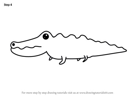 Crocodile Outline Drawing | Free download on ClipArtMag