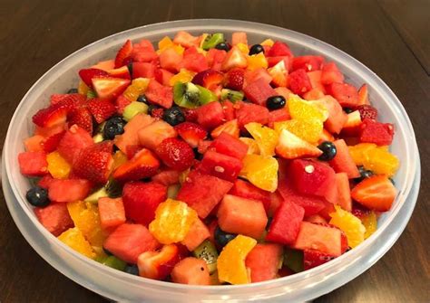 Super summer fruits salad Recipe by Nia Hiura - Cookpad