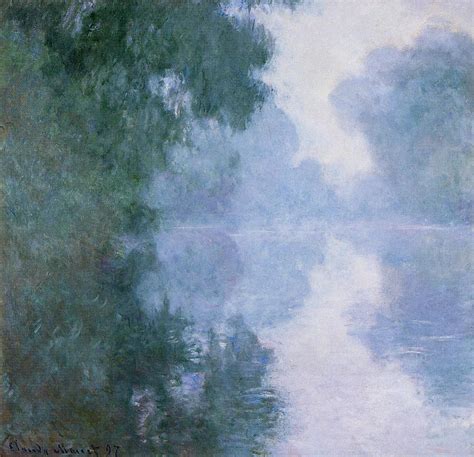 Morning on the Seine near Giverny, the Fog - Claude Monet - WikiArt.org ...