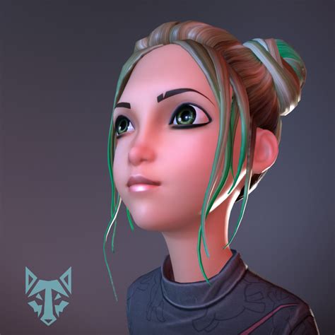 ArtStation - Stylized 3D avatar