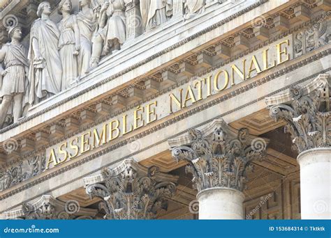 National Assembly Office Building Paris France Stock Photo - Image of ...