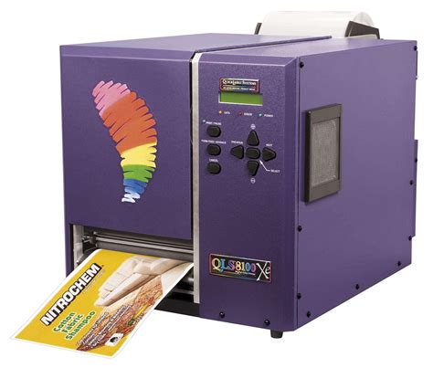 QLS-8100 XE Full-Color Eight Inch Label Printer Widens Applications for In-House Labeling