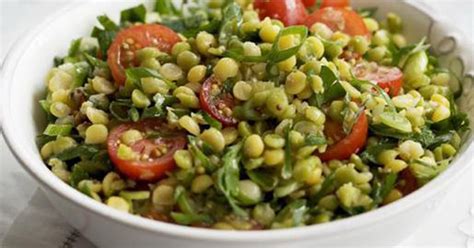 Green and Yellow Split Pea Salad | Recipe | Pea salad recipes, Pea recipes, Pea salad