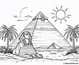 Coloring Page Of The pyramids of Egypt Download Or Print For Free sketch template
