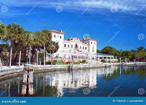 Villa Vizcaya Museum view stock image. Image of estate - 71464747