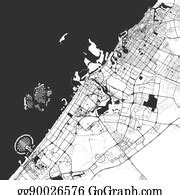 900+ Dubai Vector Map Clip Art | Royalty Free - GoGraph