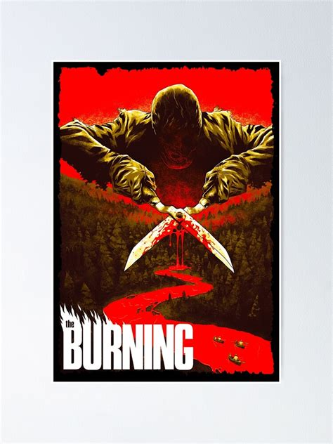 "The Burning Horror Movie" Poster for Sale by alessiofano | Redbubble