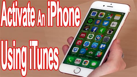 How to Activate an iPhone - Using iTunes - YouTube