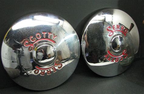 Buy ANTIQUE SCOTTY SERRO HUB CAPS SET in Hamilton, Ohio, US, for US $185.00