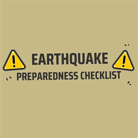 Earthquake Preparedness Checklist – A to Z Prepper Store LLC