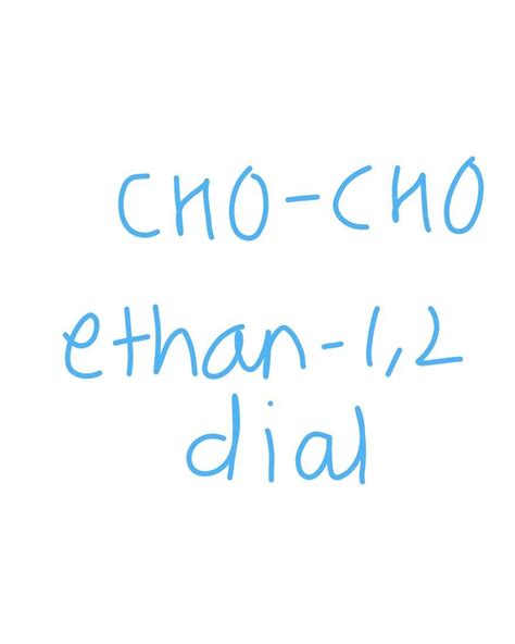 CHO-CHO structure iupac name - Brainly.in