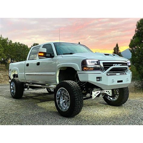 2003-2006 GMC Sierra 2500/3500 HD Custom Front Winch Plate Bumpers – Grizzly Metalworks