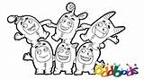 Oddbods Coloring Pages sketch template