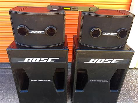 Pairs Bose 802 Series 2 LoudSpeakers, BOSE 302 Tandem Tuned Subs Bose Controller | #1837085001