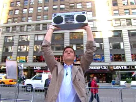 Josh Elliott Recreates Iconic ‘Say Anything’ Boombox Scene on ‘GMA’ [VIDEO]