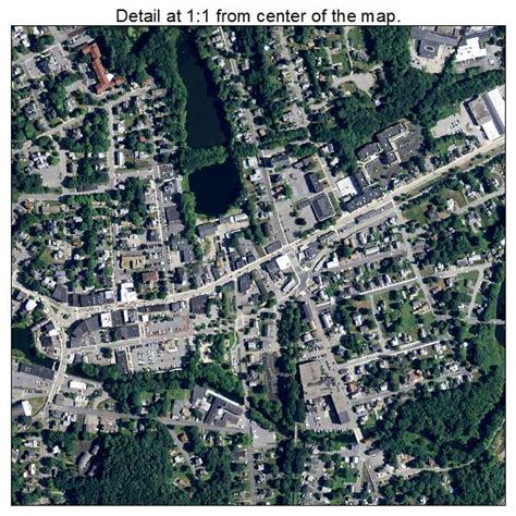 Aerial Photography Map of Hudson, MA Massachusetts