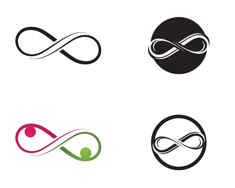 infinity logo and symbol set 672847 Vector Art at Vecteezy