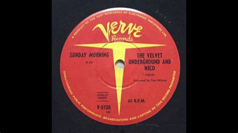 Velvet Underground - Sunday Morning - YouTube