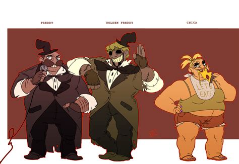 FNAF AU Fanart lineup made by Maladjustedmike 1 | Five Nights at Freddy's | Five nights at ...