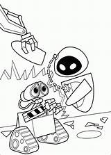Wall E Eve Coloring Pages sketch template