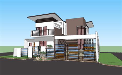 Modern House Design 3D Model • Designs CAD