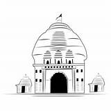 Temple 3 Coloring Page For Kids  Free Temples Printable Pages sketch template