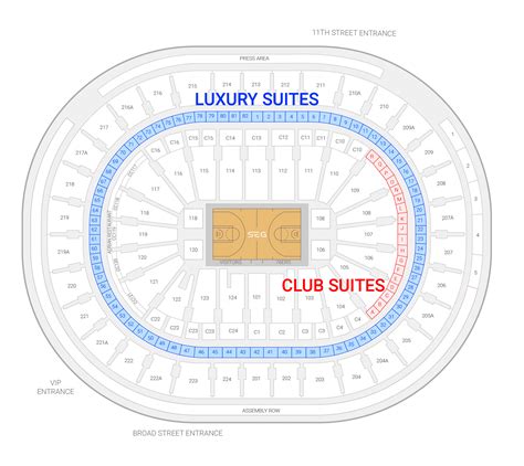 Philadelphia 76ers Seating Chart View | Brokeasshome.com