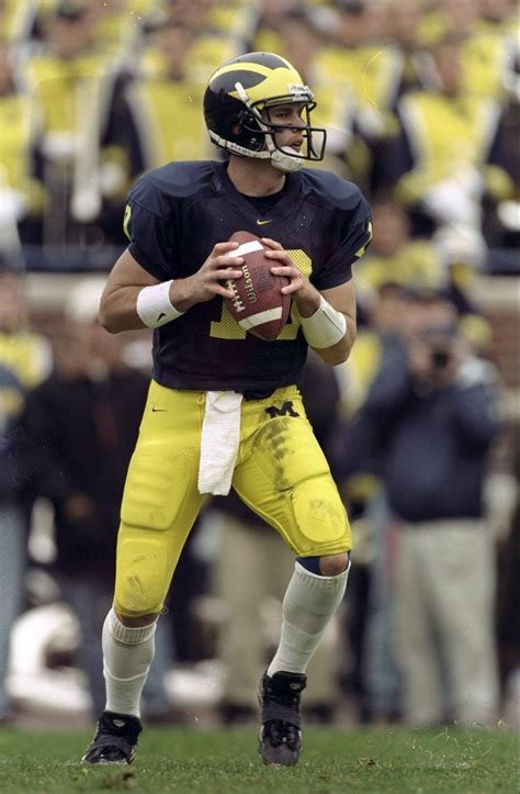 Tom Brady while at the University of Michigan | Michigan sports, Tom brady michigan, Michigan ...