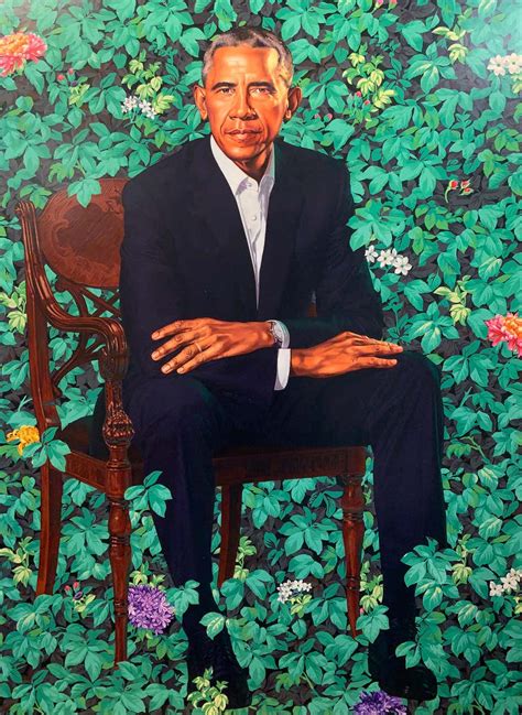 Kehinde Wiley - Barack Obama White House Portrait at 1stDibs