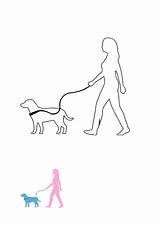 Free Dog Walking Coloring Page Template To Edit Online sketch template