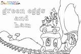 Green Eggs And Ham Coloring Pages sketch template