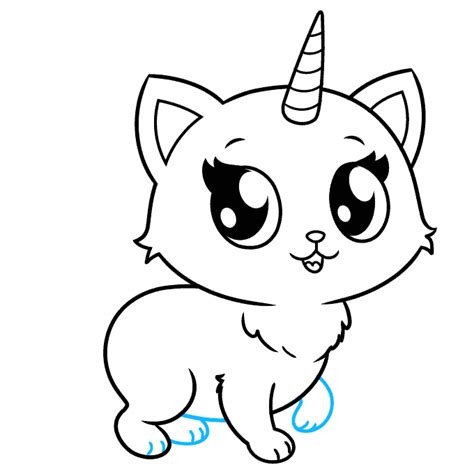 How to Draw a Cute Unicorn Cat - Really Easy Drawing Tutorial